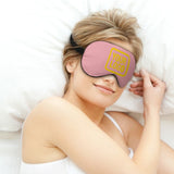 Custom Light Pink Gold Sleep Mask