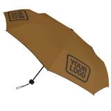 Custom Khaki Brown Automatic Umbrella