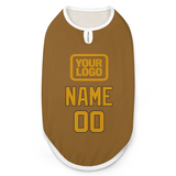 Custom Khaki Yellow Pet Vest