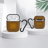 Custom Khaki Yellow AirPods Case