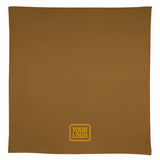 Custom Khaki Brown Square Table Cloth