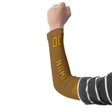 Custom Khaki Yellow Arm Sleeve