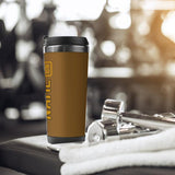 Custom Khaki Yellow Stainless Steel Water Cup