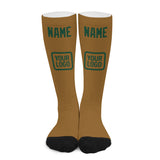 Custom Khaki Green Knee-High Sock