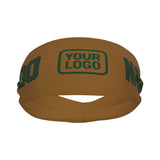 Custom Khaki Green Sports headband