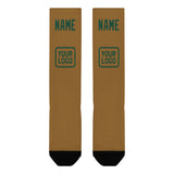 Custom Khaki Green Knee-High Sock