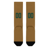 Custom Khaki Green Knee-High Sock