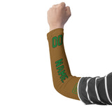 Custom Khaki Emerald Green Arm Sleeve