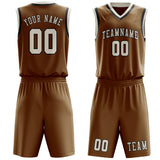Custom Khaki Cream Basketball Set