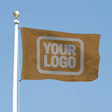 Custom Khaki Gray Flag