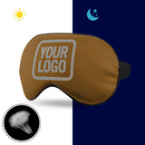 Custom Khaki Gray Sleep Mask