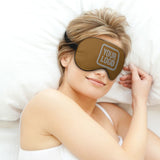 Custom Khaki Gray Sleep Mask