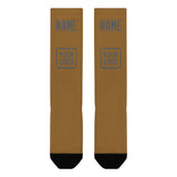 Custom Khaki Dark Grey Knee-High Sock