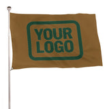 Custom Khaki Green Flag
