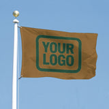 Custom Khaki Green Flag