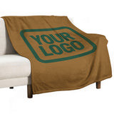 Custom Khaki Green Blanket