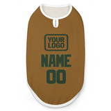 Custom Khaki Dark Green Pet Vest