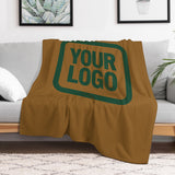 Custom Khaki Green Blanket