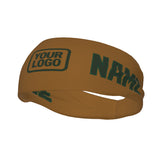 Custom Khaki Dark Green Sports headband