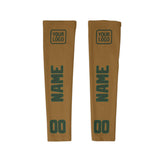 Custom Khaki Dark Green Arm Sleeve