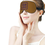 Custom Khaki Purple Sleep Mask