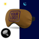 Custom Khaki Purple Sleep Mask