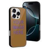 Custom Khaki Light Purple Phone Case