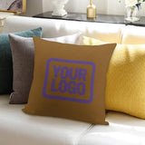 Custom Khaki Light Purple Pillowcase