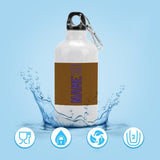 Custom Khaki Light Purple Sports Bottle