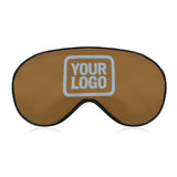 Custom Khaki Light Blue Sleep Mask