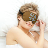 Custom Khaki Light Blue Sleep Mask