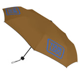 Custom Khaki Sky Blue Automatic Umbrella
