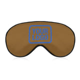 Custom Khaki Sky Blue Sleep Mask