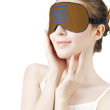 Custom Khaki Sky Blue Sleep Mask