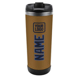 Custom Khaki Navy Stainless Steel Water Cup