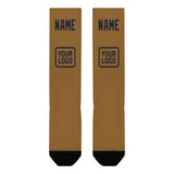 Custom Khaki Navy Knee-High Sock