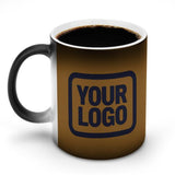 Custom Khaki Navy Magic Mug