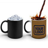 Custom Khaki Navy Magic Mug