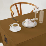 Custom Khaki Sky Blue Square Table Cloth