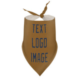 Custom Khaki Blue Pet Scarf
