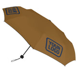 Custom Khaki Blue Automatic Umbrella