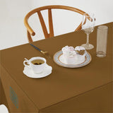 Custom Khaki Blue Square Table Cloth