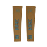 Custom Khaki Blue Green Arm Sleeve