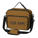 Custom Khaki Navy Lunch Bag