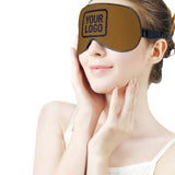 Custom Khaki Navy Sleep Mask