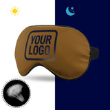 Custom Khaki Navy Sleep Mask