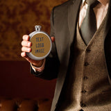 Custom Khaki Navy Hip Flask