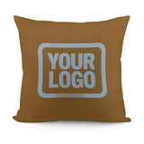 Custom Khaki Light Blue Pillowcase