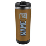 Custom Khaki Light Blue Stainless Steel Water Cup