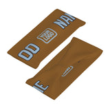 Custom Khaki Light Blue Sports headband
